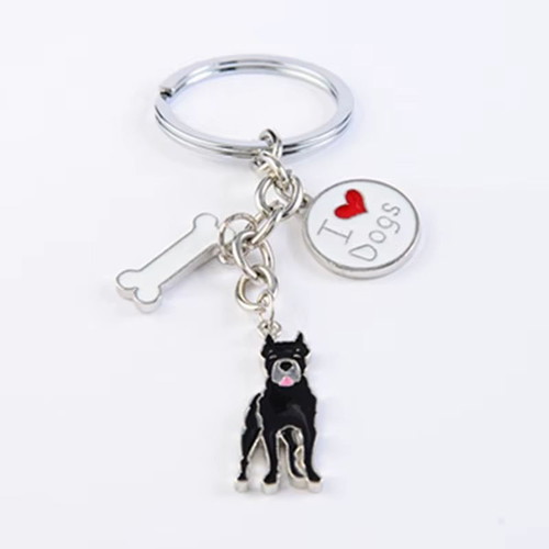 Cane Corso dog keychain new