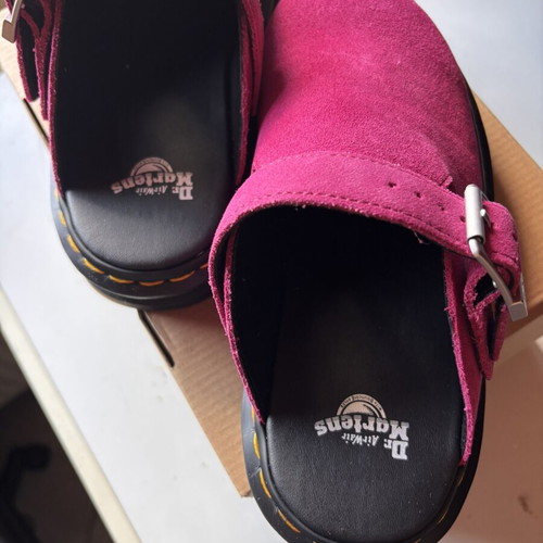 Dr. Martens Zebzag slippers new, pink, size 38