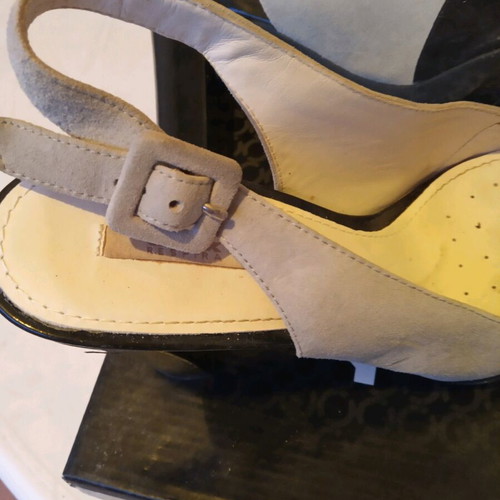 Geox sandals used, gray and black, size 36