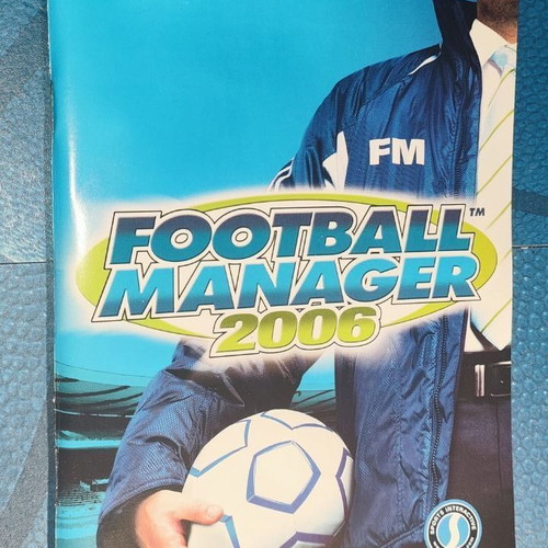 Sega Football Manager 2006 PC/MAC CD ROM like new