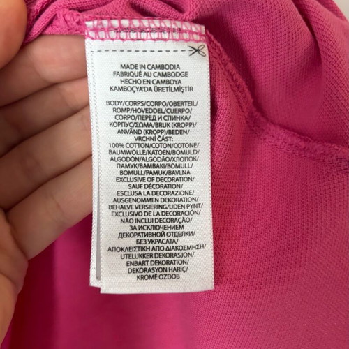 Polo Ralph Lauren T-shirt fuchsia, slim fit, like new, size Small