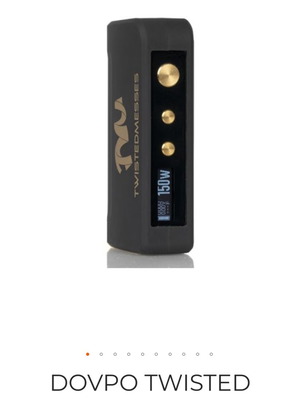 DOVPO Twisted Messes Box Mod Black Gold new