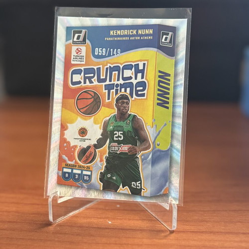 24-25 Panini EuroLeague Donruss Kendrick Nunn card 059/149 Panathinaikos