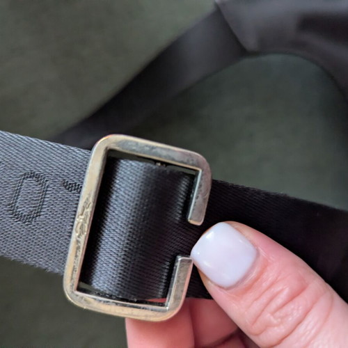 Longchamp crossbody bag used, black