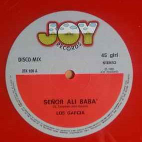 Los Garcia Señor Ali Baba / La Colegiala vinyl record used, Latin