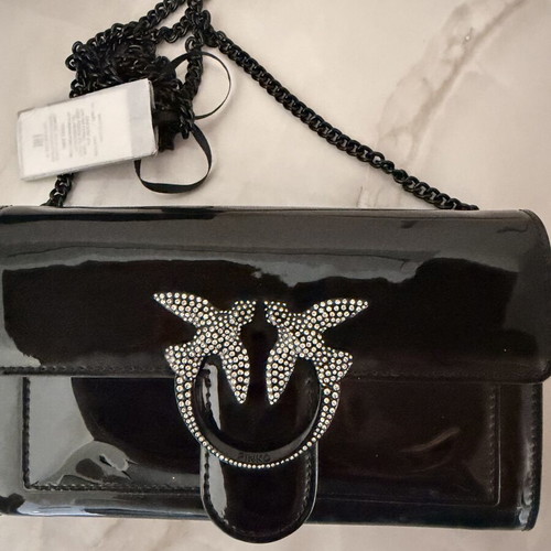 Pinko Wallet Love shoulder bag, black