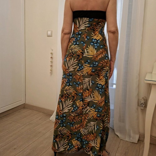 Formal dress like new, size S, beige