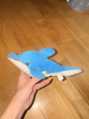 Dolphin plush toy like new