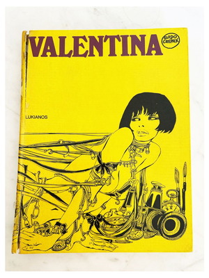Valentina κόμικ μεταχειρισμένο, πρώτη γερμανική έκδοση 1970 με αφίσα