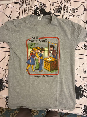 T shirt Gildan gray men's size M like new