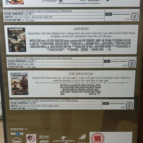 War 6-DVD Box Set with English Subtitles like new