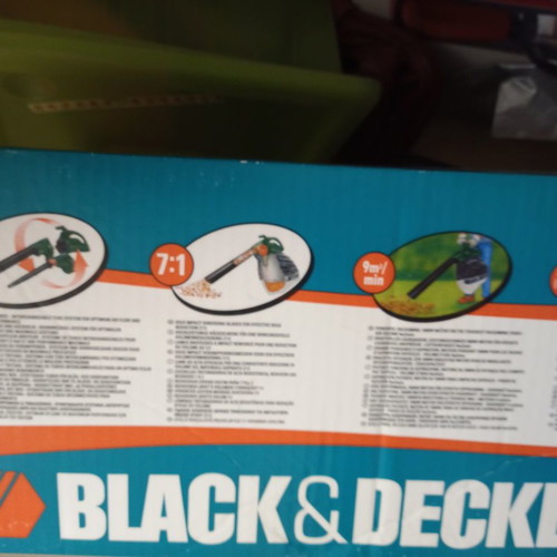 Black & Decker vacuum blower used