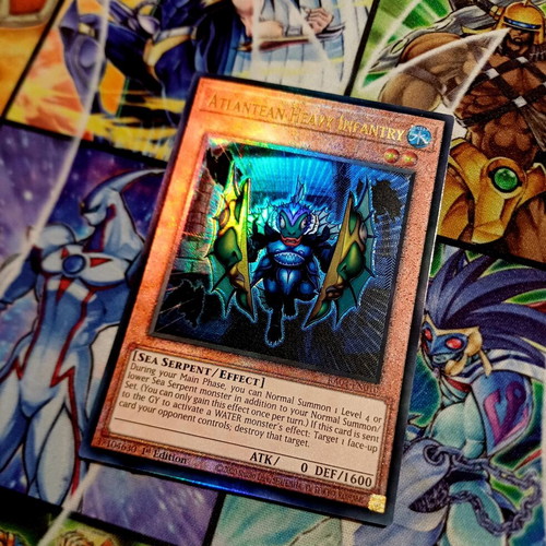 Atlantean Heavy Infantry RA04 Prismatic Ultimate Rare Yu-Gi-Oh! card