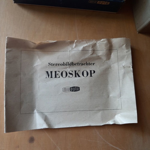 Meopta Meoskop Vintage Stereoscope Slide Projector Like New