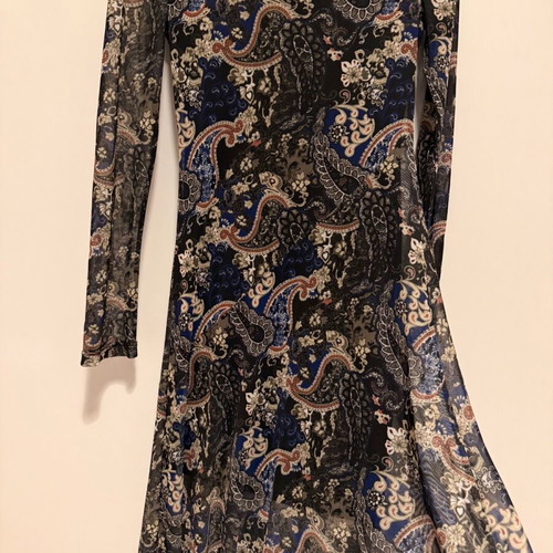 Boho dress long with paisley pattern like new