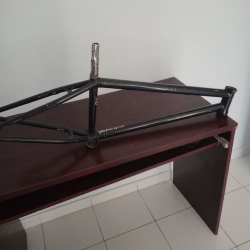 King BMX frame, carbon fiber and iron repair