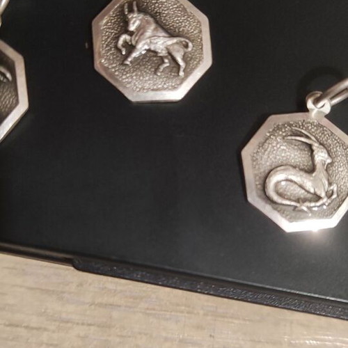 Zodiac silver 925 new, set of 3 pieces