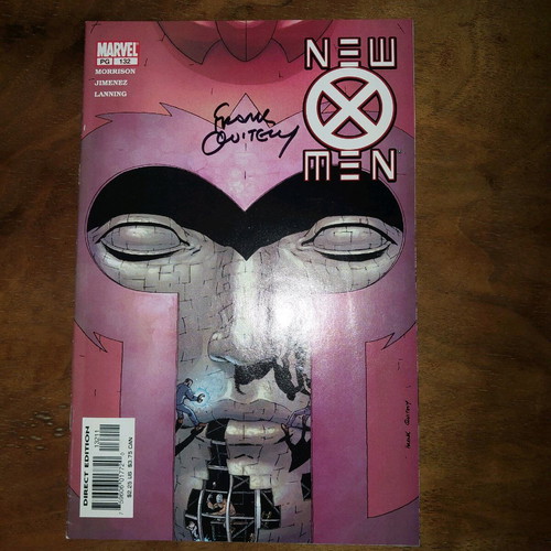 New X-Men #132 like new with Frank Quitely signature