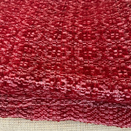 Caramelized two-seater sofa cover like new, red 2.00 x 1.50 m