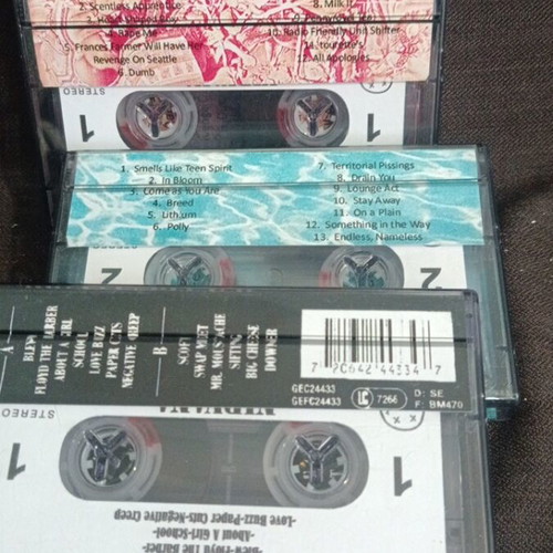 Nirvana cassette pack Bleach, Nevermind, In Utero like new