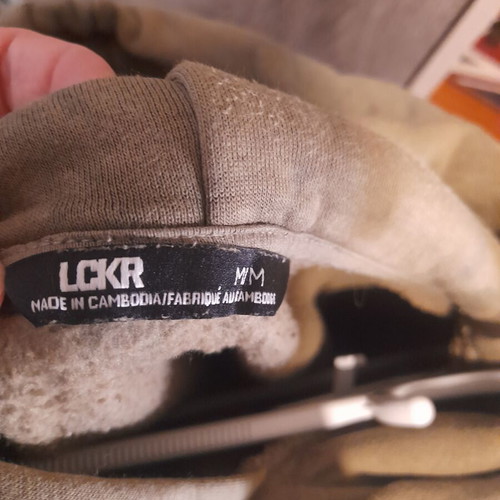 Medium Foot Lockers hoodie used, khaki, size M