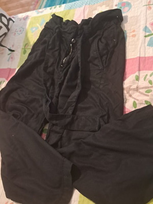 Zara black pants like new, airy and comfortable fit, size M