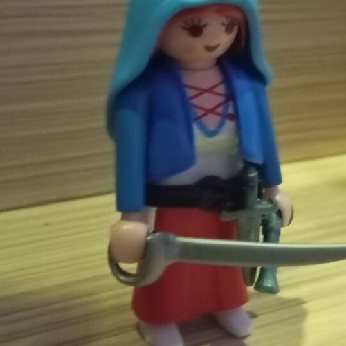 Playmobil Woman Revolution 1821 like new, custom