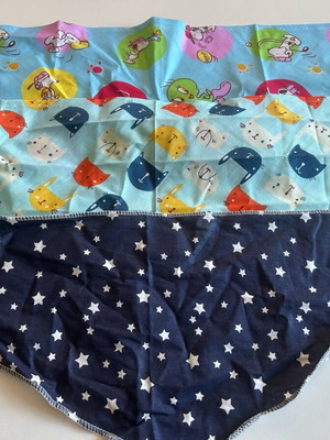 Dog bandanas like new, set of 3, blue shades