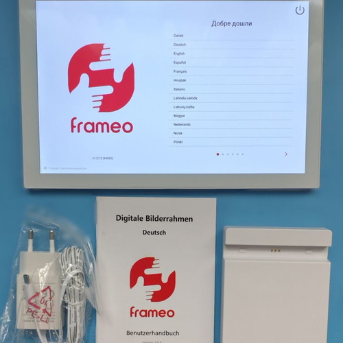 Frameo 10.1-Inch WiFi Digital Photo Frame new with 5000mAh Battery and 32GB Storage