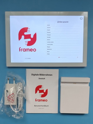 Frameo 10,1 ιντσών WiFi ψηφιακή κορνίζα νέα με μπαταρία 5000mAh και 32GB αποθήκευση