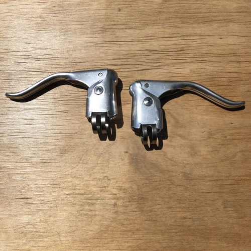 Vintage brake levers pair new old stock