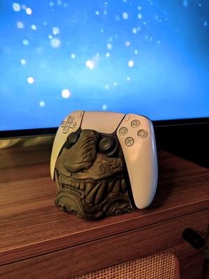 Tiger Oni Mask βάση χειριστηρίου για PS5 και PS4, 3D εκτυπωμένη κατόπιν παραγγελίας