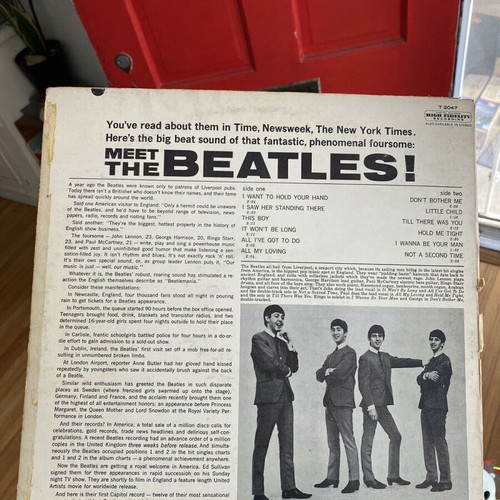 The Beatles Meet The Beatles LP used, pop