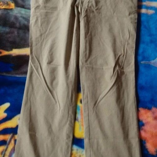 Sunwill men's pants beige cotton sateen, like new, size 3XL