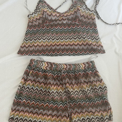 Missoni Style Zig Zag Summer Set Size M Like New