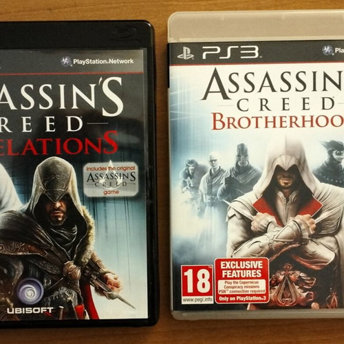 Assassin's Creed Revelations and Brotherhood PS3 games like new