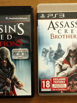 Assassin's Creed Revelations and Brotherhood PS3 games like new