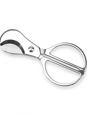 Stainless steel cigar scissors cutter 8.6cm new