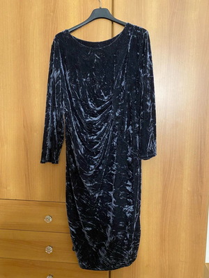 Cocones velvet midi dress new, grey