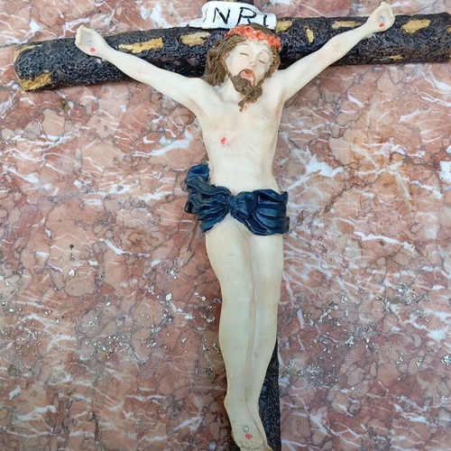 Handmade old cross like new, 33x22 cm