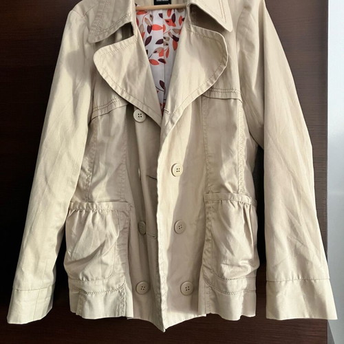 Vero Moda beige trench coat like new, size XL