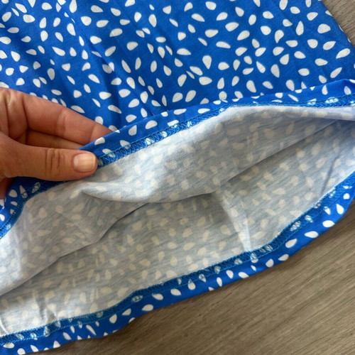 Summer dress new, versatile 2-in-1 blue size M