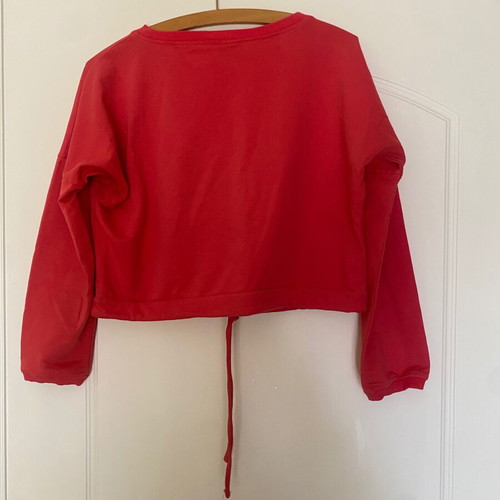 ISO CROP shirt used with drawstring at hem