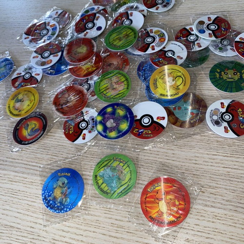 Pokemon Tazos 3D complete set 50/50, like new