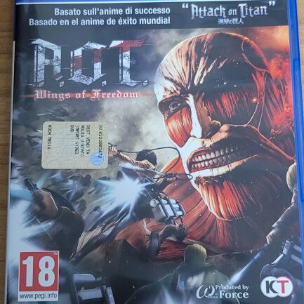 A.O.T. Wings of Freedom PS4 game Europe version
