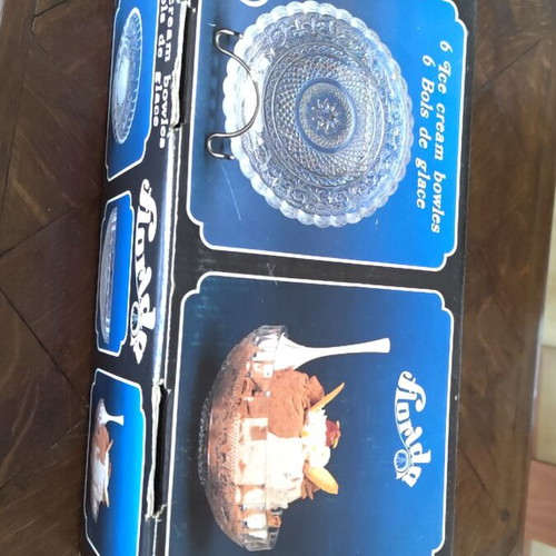 Florida ice cream bowls set of 6 new in original packaging
