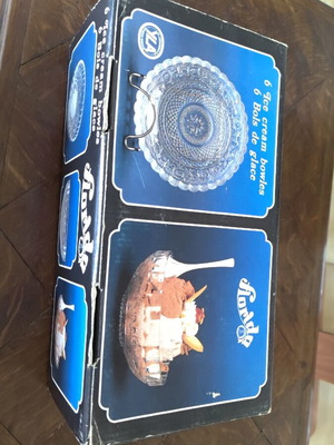 Florida ice cream bowls set of 6 new in original packaging