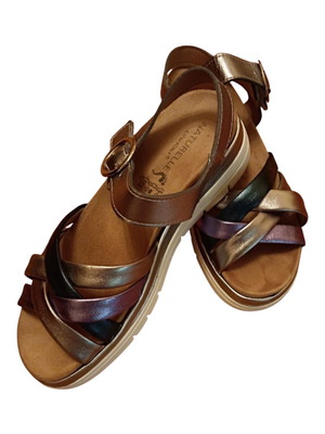 Naturelle multicolor anatomical sandals new, size 40