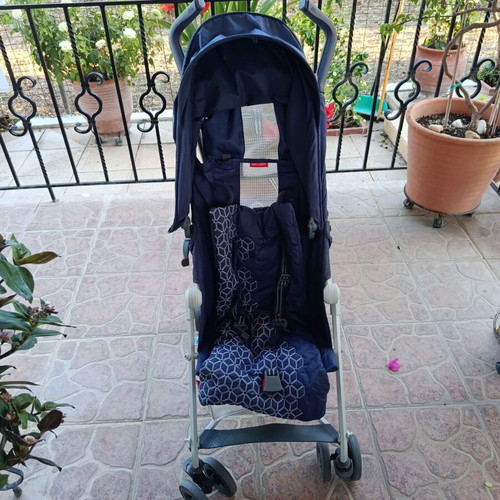 Pali wooden crib with storage and Maclaren baby stroller like new