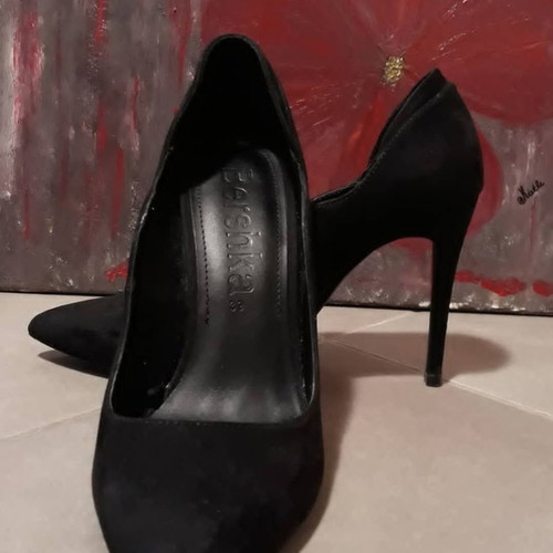 Bershka black pumps used, size 39